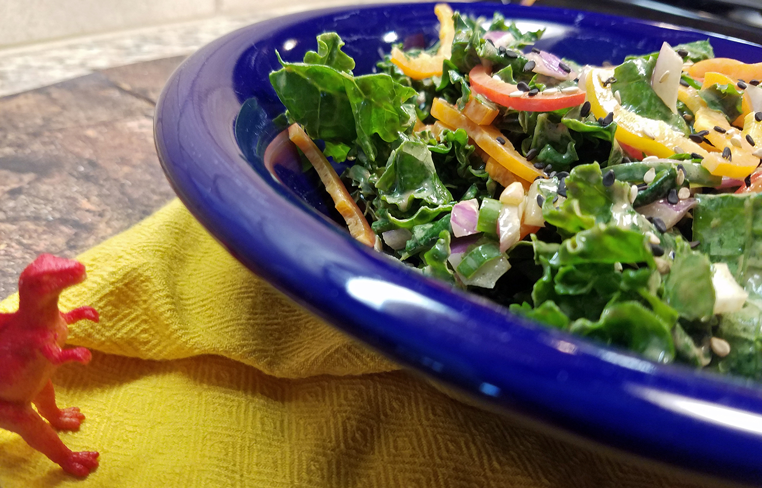 Peanutty Kale Salad